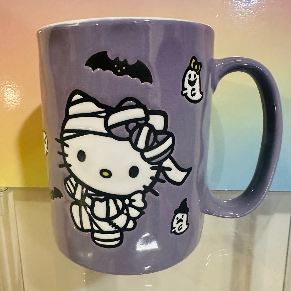Sanrio Purple Hello Kitty Mummy Halloween Mug